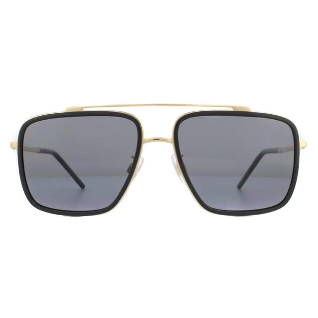 Dolce & Gabbana Dolce & Gabbana Men's Square Gold & Black Brown Gradient Polarized Sunglasses - 2