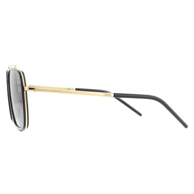 Dolce & Gabbana Dolce & Gabbana Men's Square Gold & Black Brown Gradient Polarized Sunglasses - 3