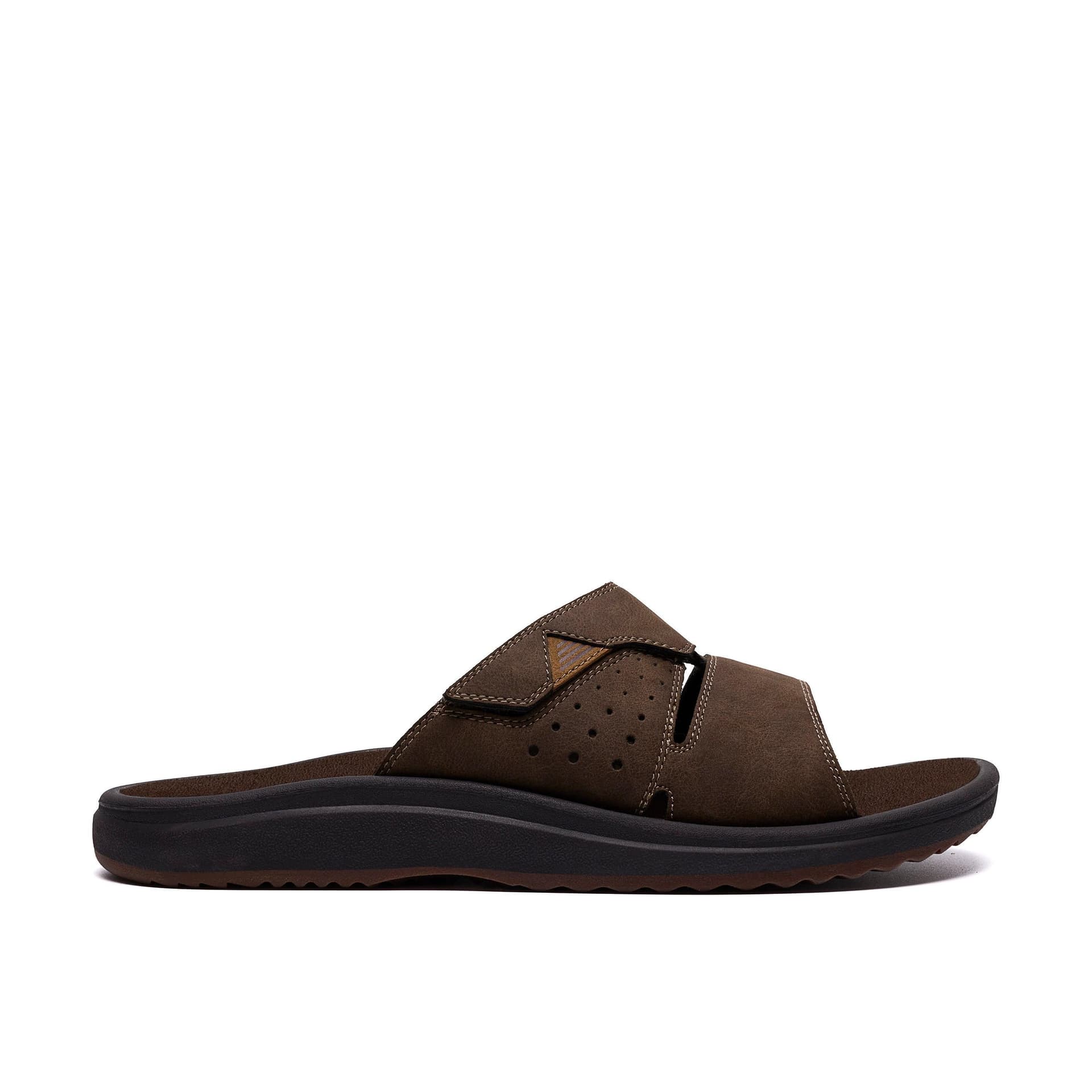 Clarks Clarks Men's Brinkley Slide Dark Brown Sliders