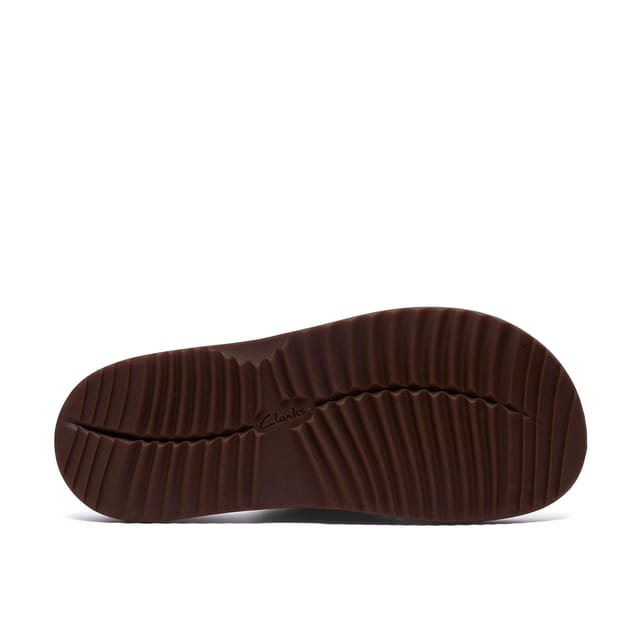 Clarks Clarks Men's Brinkley Slide Dark Brown Sliders - 3