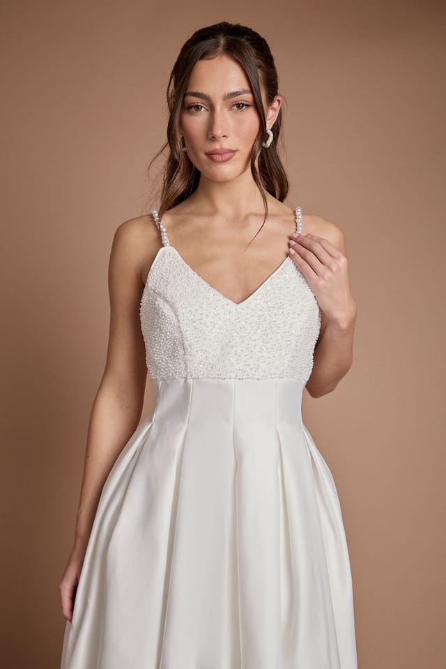 Coast Coast Women's Beaded Embellished Full Skirt Wedding Dress in Ivory - 2