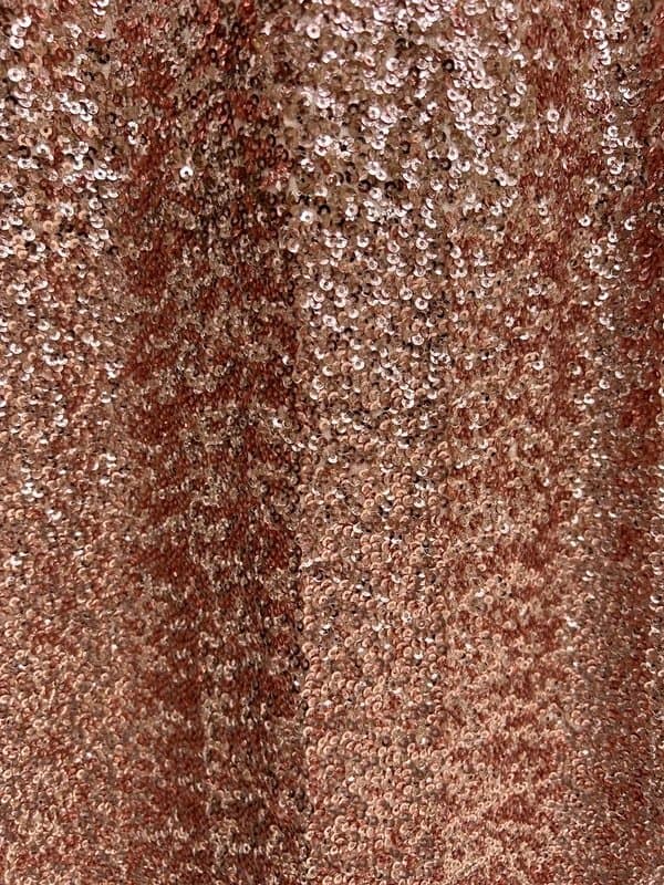 ASOS ASOS rose gold sequinned bodycon dress