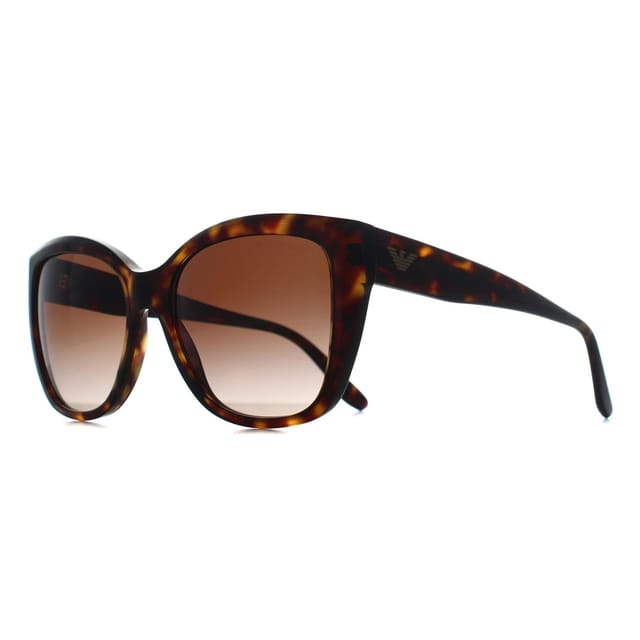 Emporio Armani Emporio Armani Women's Cat Eye Shiny Havana Brown Gradient EA4198 - 2