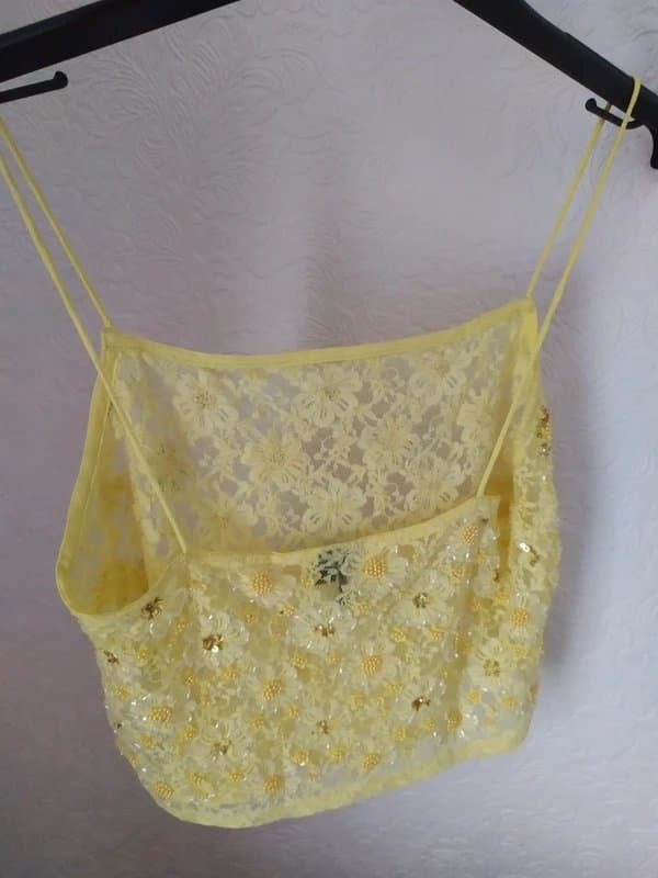 Topshop Topshop cropped cami size 8