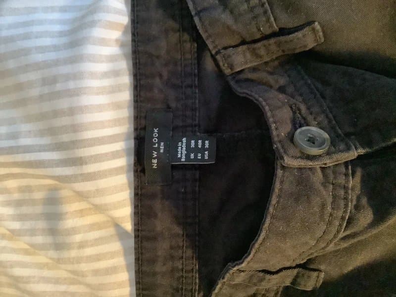 New Look New Look combat pants x 2 W30 R