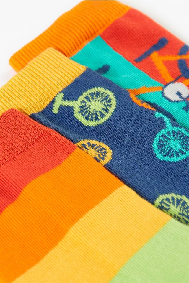 Frugi Frugi Men's Rock My Socks 3 Pack - 3