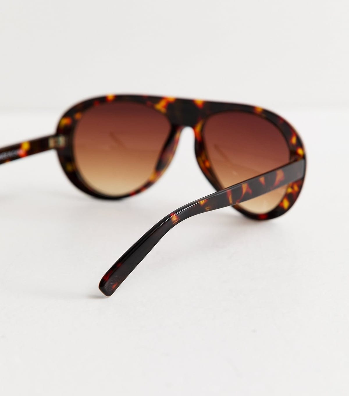 New Look Brown Tortoise Shell Pilot Aviator Sunglasses New Look - 4