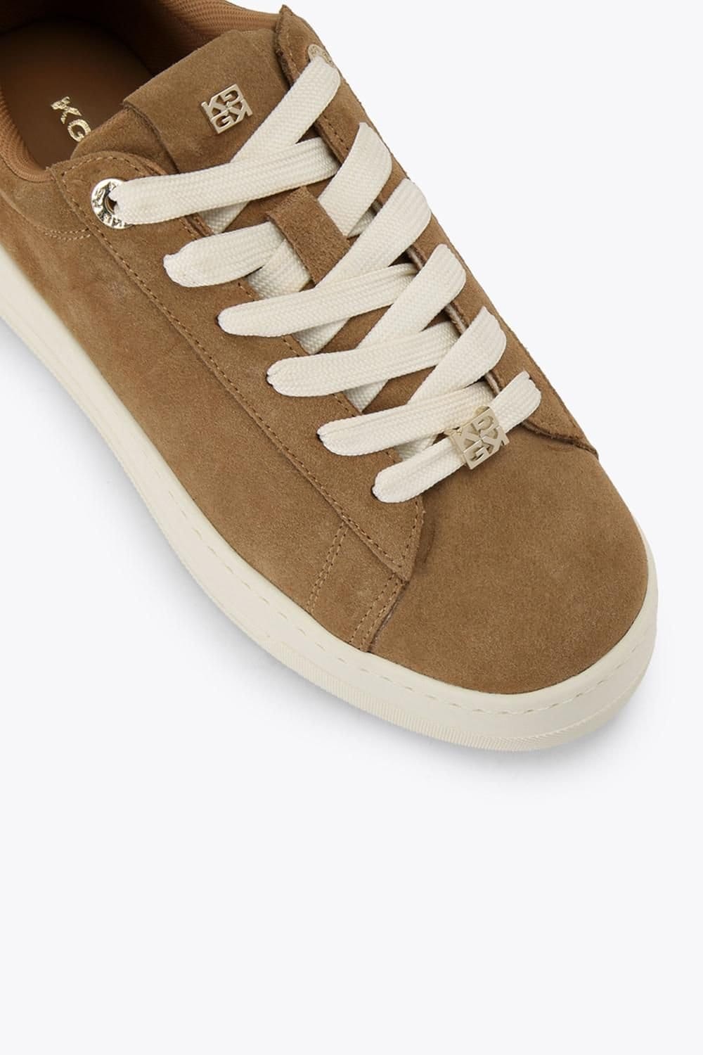 KG Kurt Geiger KG Kurt Geiger Women's 'Logic' Suede Trainers in Camel - 4