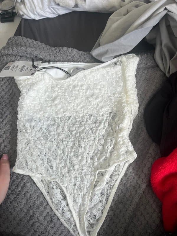 Bershka lace body suit