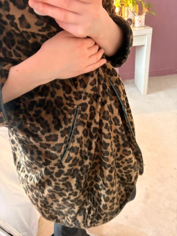 ASOS leopard print coat from ASOS