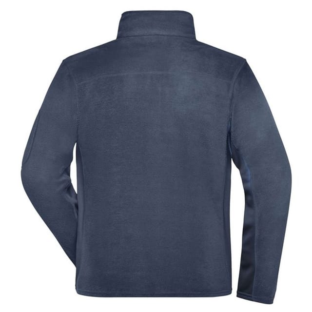 James and Nicholson James and Nicholson Men's Strong Work Fleece Jacket in Navy - 2