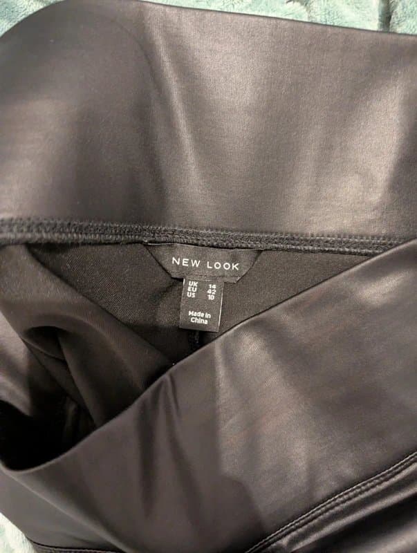 New Look Leather look leggings