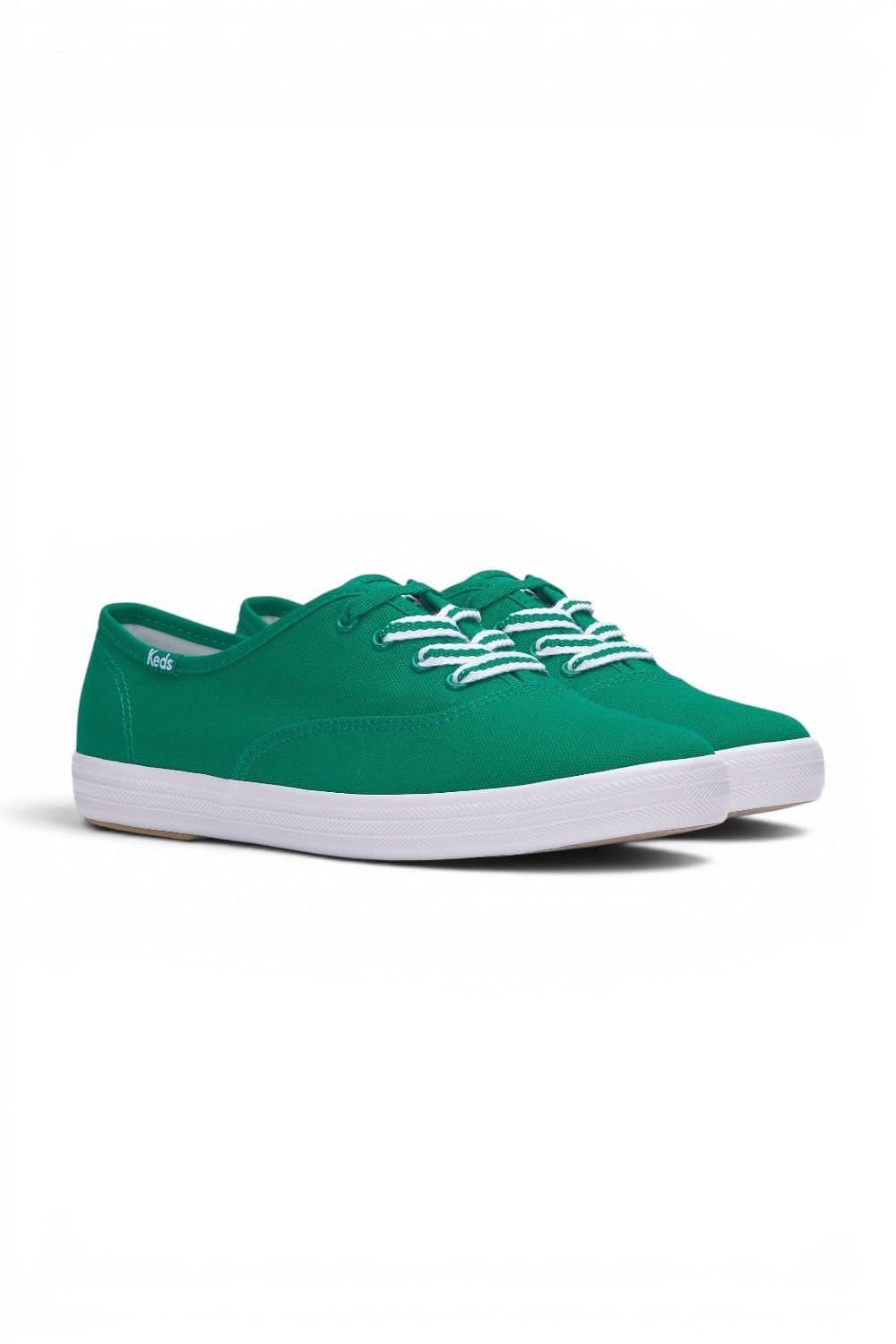 keds Keds Women's Champion Originals Canvas Lace-Up in Green