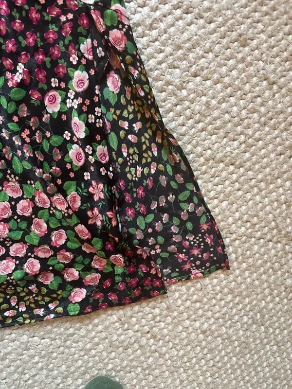 Topshop Topshop satin skirt with slit - 1