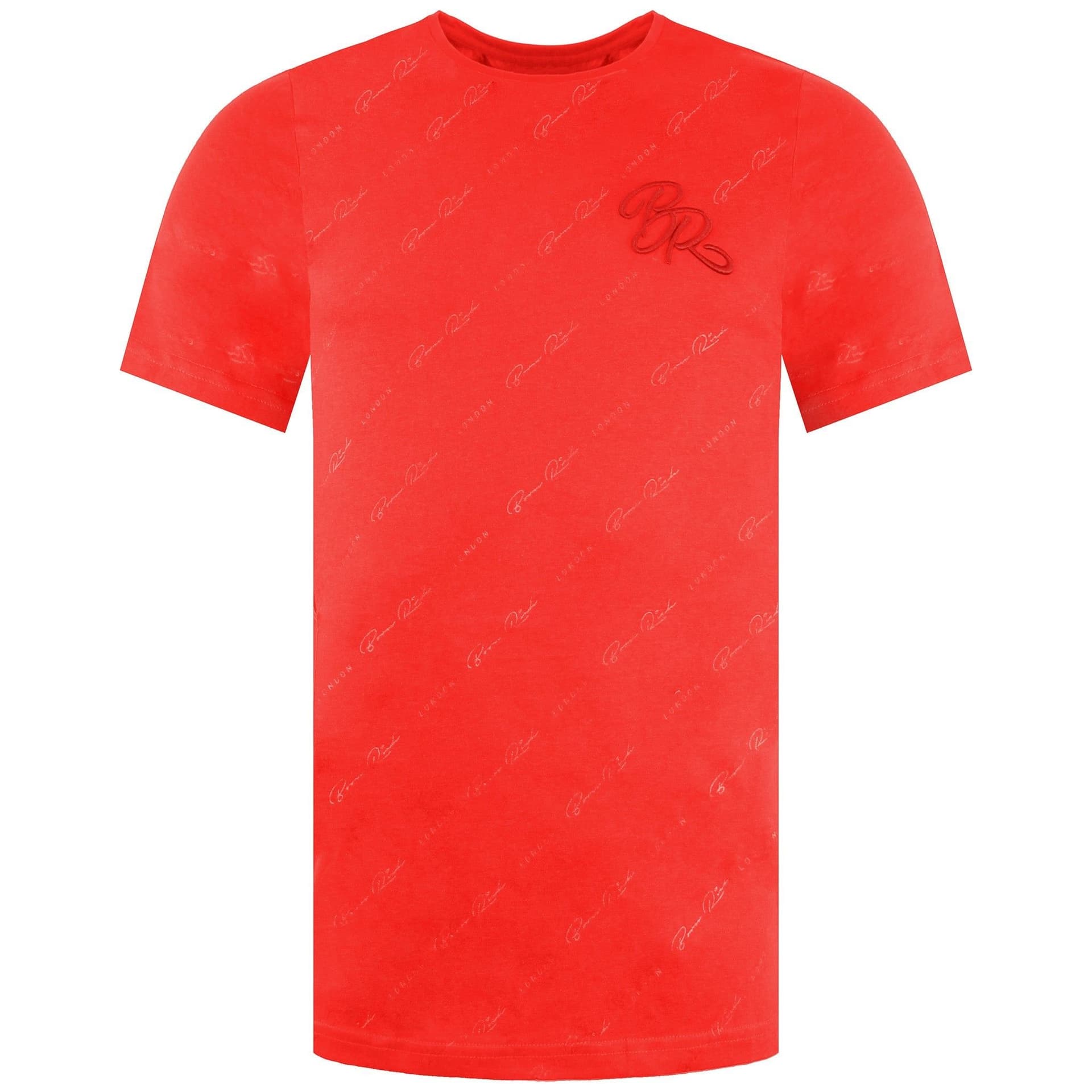 Born Rich Born Rich Men's Skript Red T-Shirt