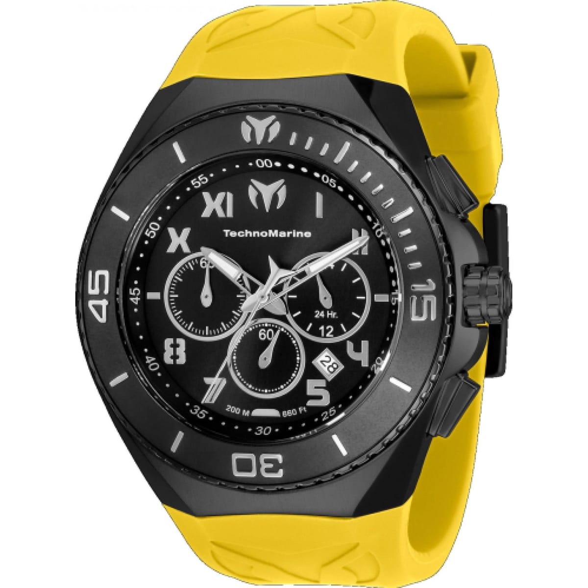 TechnoMarine TechnoMarine Men's TM-220001 Manta 48mm Quartz Watch in Yellow - 1