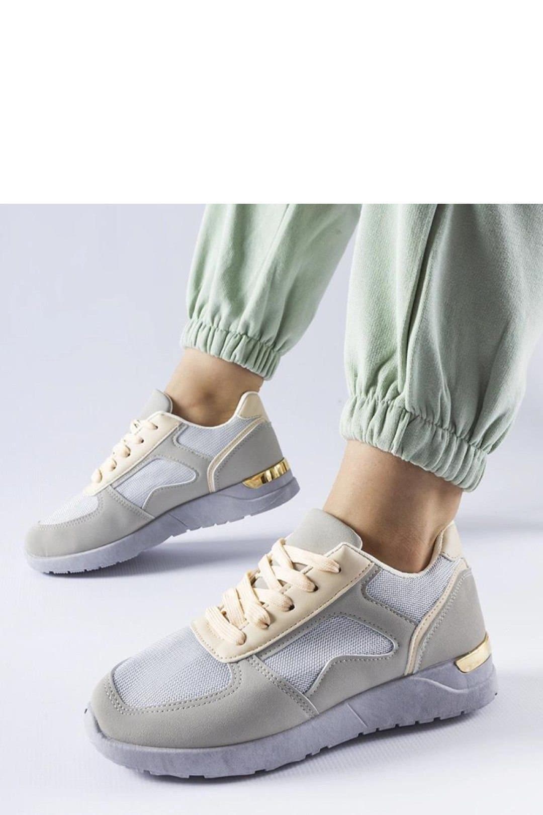 Love Lace Love Lace Women's Gallo Sneakers for Spring Summer Active Comfort Gray Sole in Grey