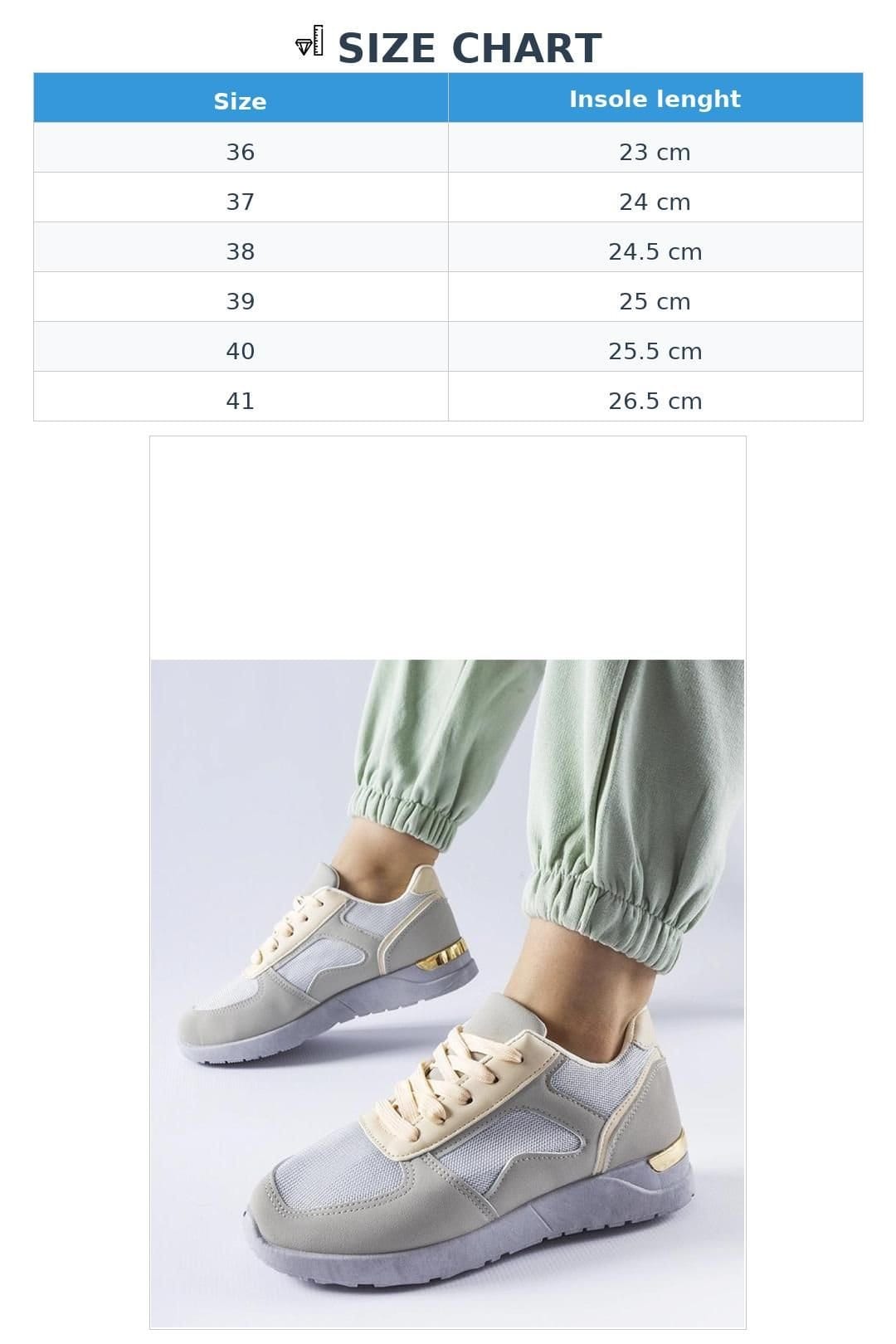 Love Lace Love Lace Women's Gallo Sneakers for Spring Summer Active Comfort Gray Sole in Grey - 4