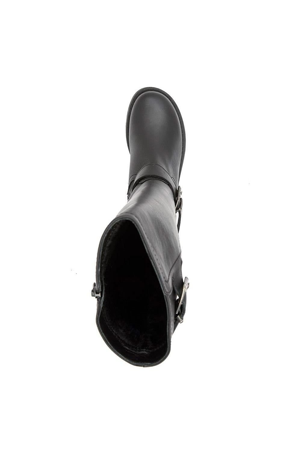 Jones Bootmaker Jones Bootmaker Women's Darlene Leather Long Boots in Black - 4