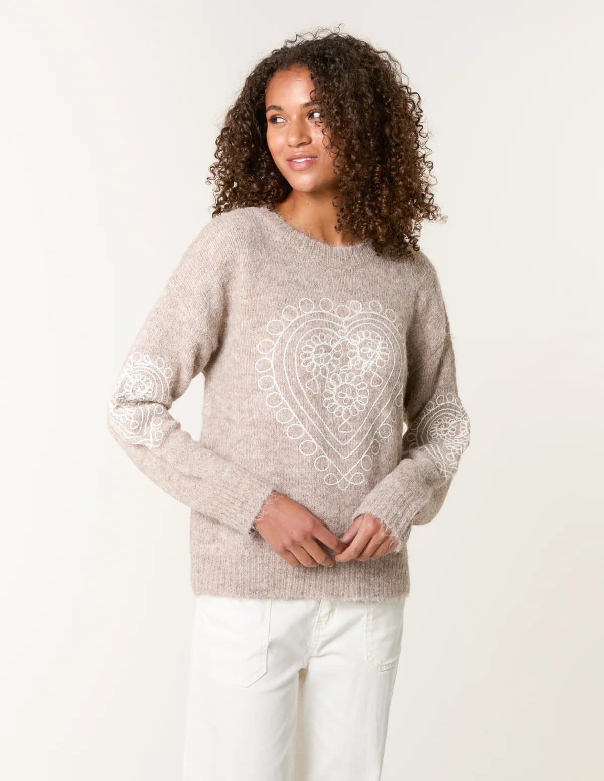 Blue Vanilla Jumper With Embroidered Heart
