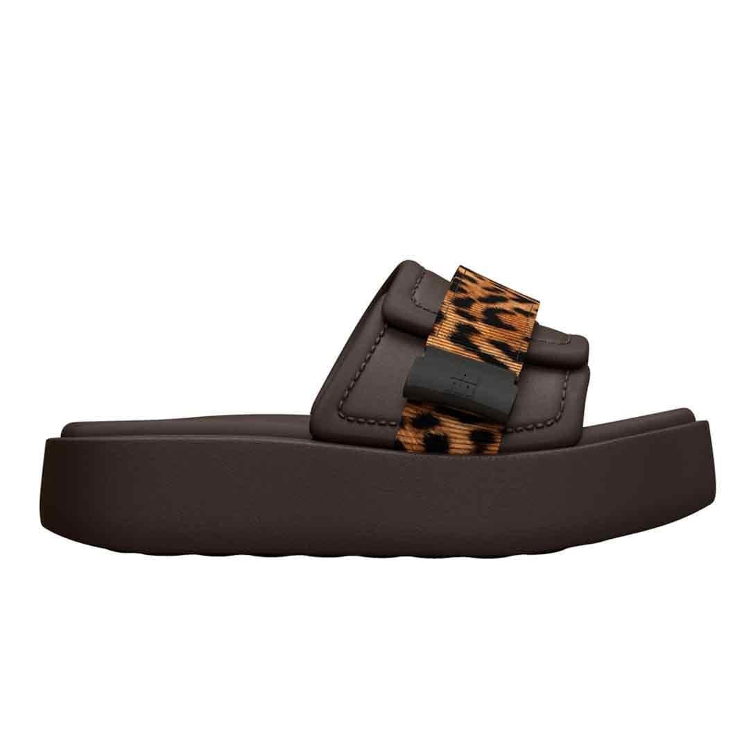 Melissa Shoes Melissa Shoes Women's Free Fuzzy Slide Platform in Brown