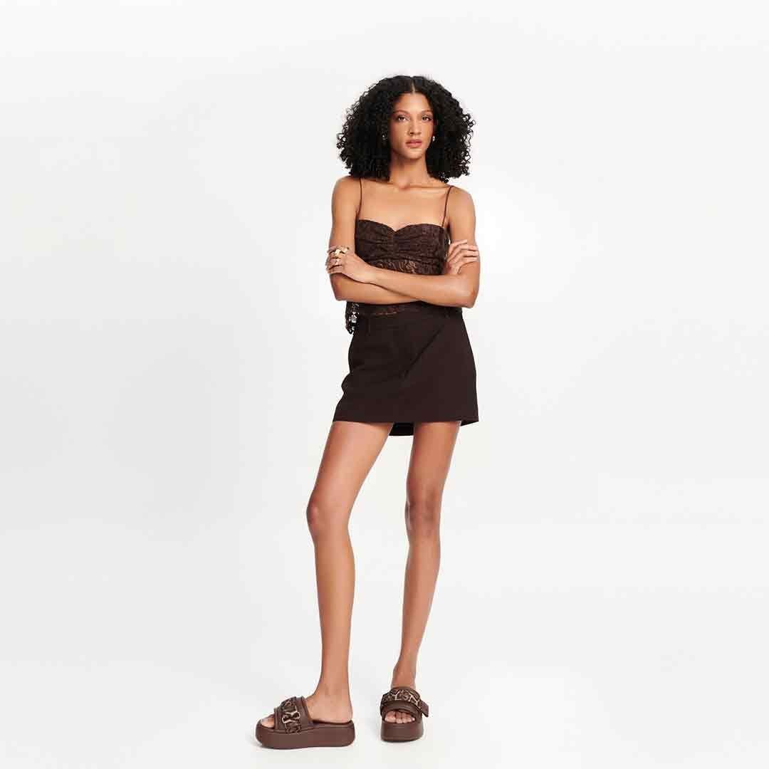 Melissa Shoes Melissa Shoes Women's Free Fuzzy Slide Platform in Brown - 4