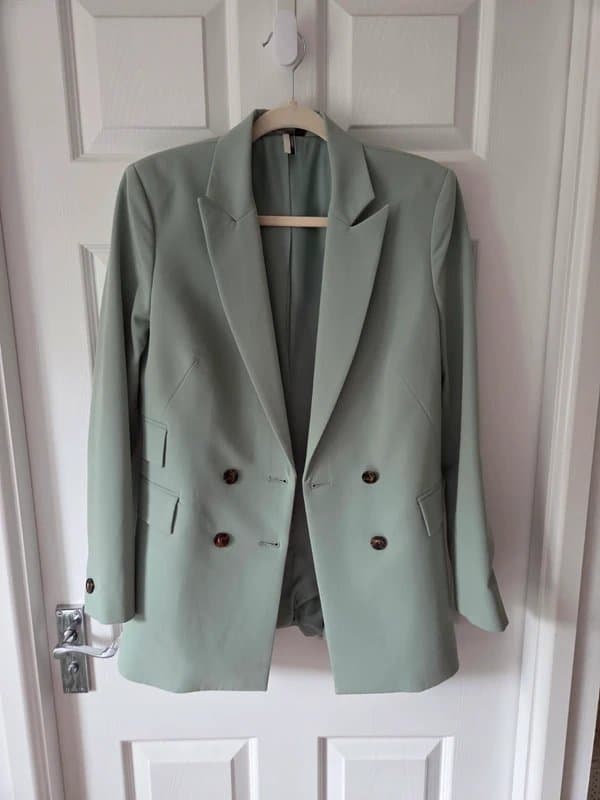 Topshop Topshop Blazer Size 10 mint green