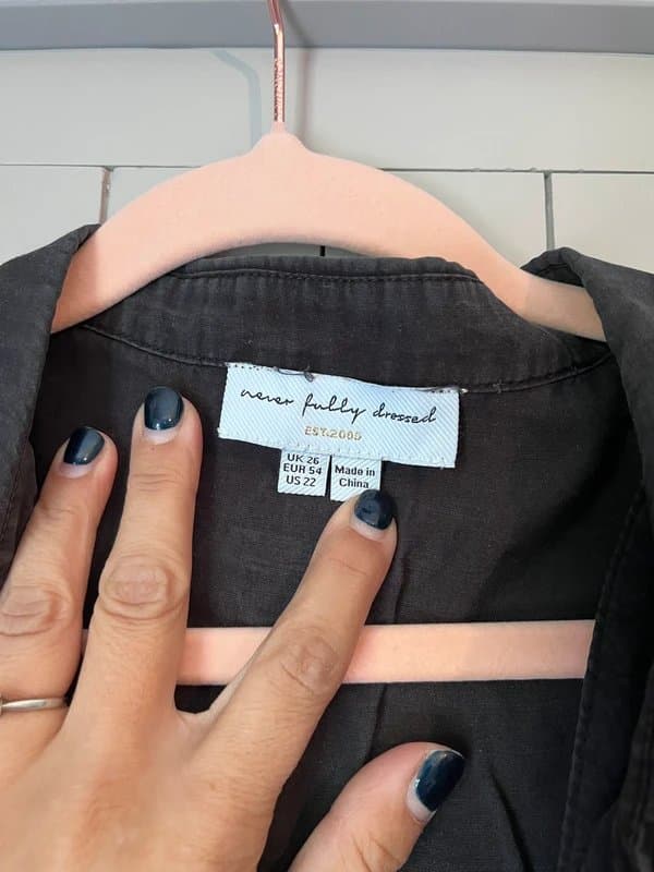 Never Fully Dressed Never fully dressed embroidered shirt dress