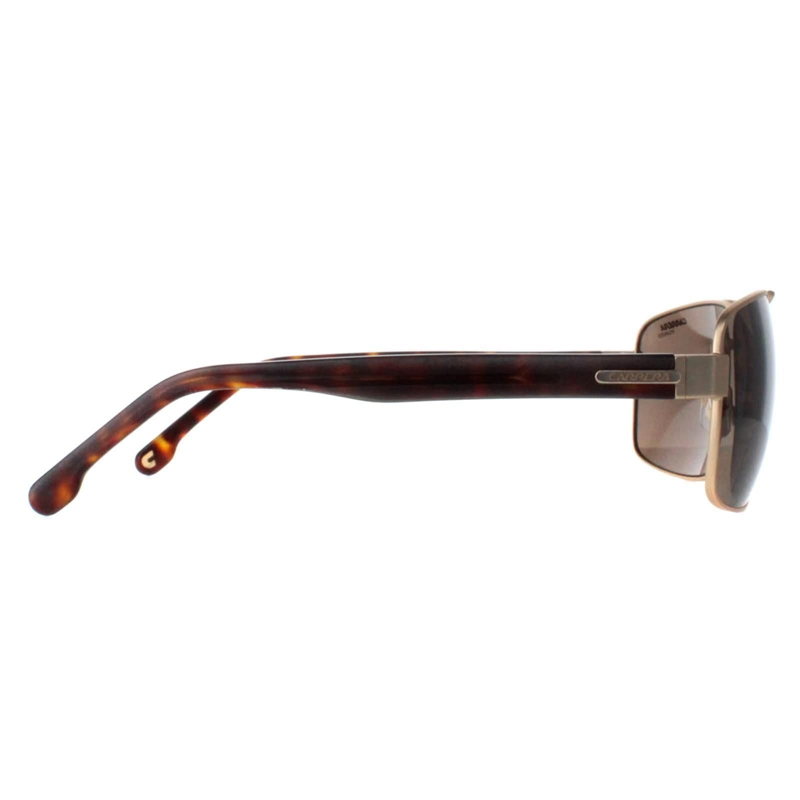 Carrera Carrera Men's Rectangle Gold with Havana Bronze Polarized 8063/S - 4