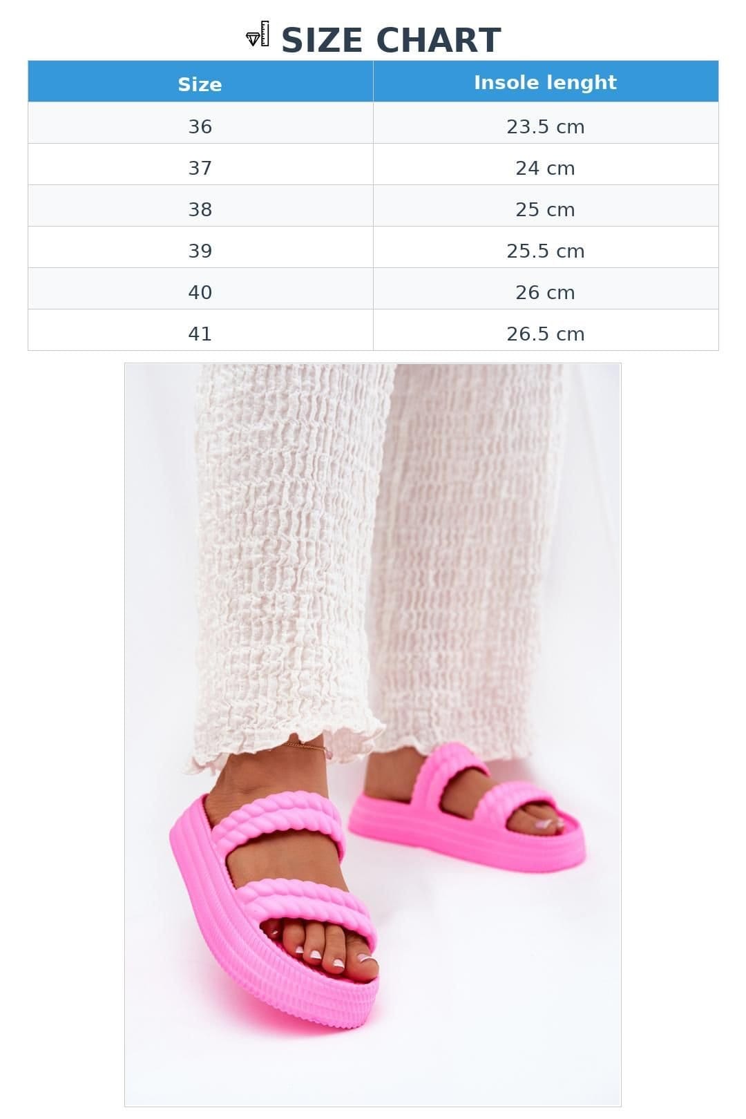 Love Lace Love Lace Women's Platform Flip Flops Lightweight Foam Two Strap Comfort Sandals in Pink - 4