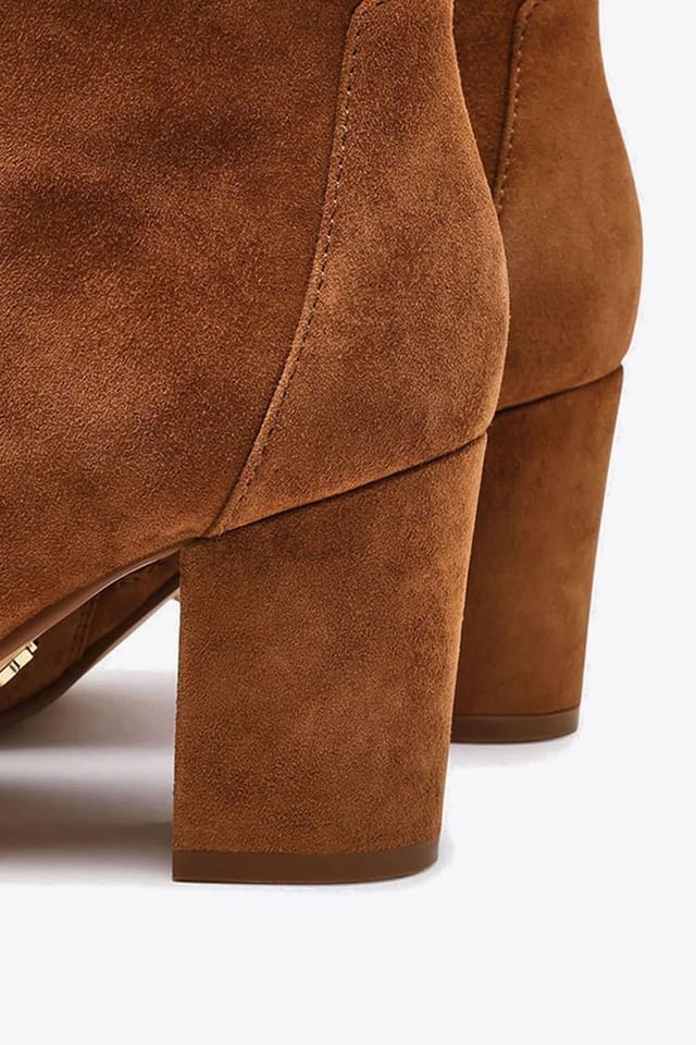 Steve Madden STEVE MADDEN Women's 'Crossbar Boot Brown Suede' Suede Boots - 2