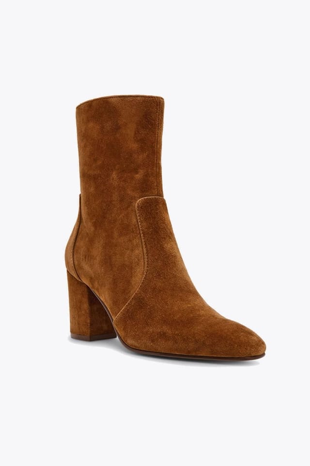 Steve Madden STEVE MADDEN Women's 'Crossbar Boot Brown Suede' Suede Boots - 3