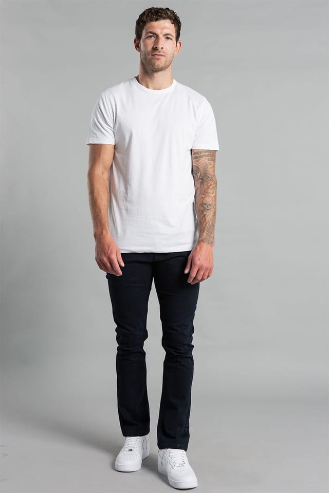 French Connection French Connection Men's Cotton Five-Pocket Chino Trousers in Black - 2