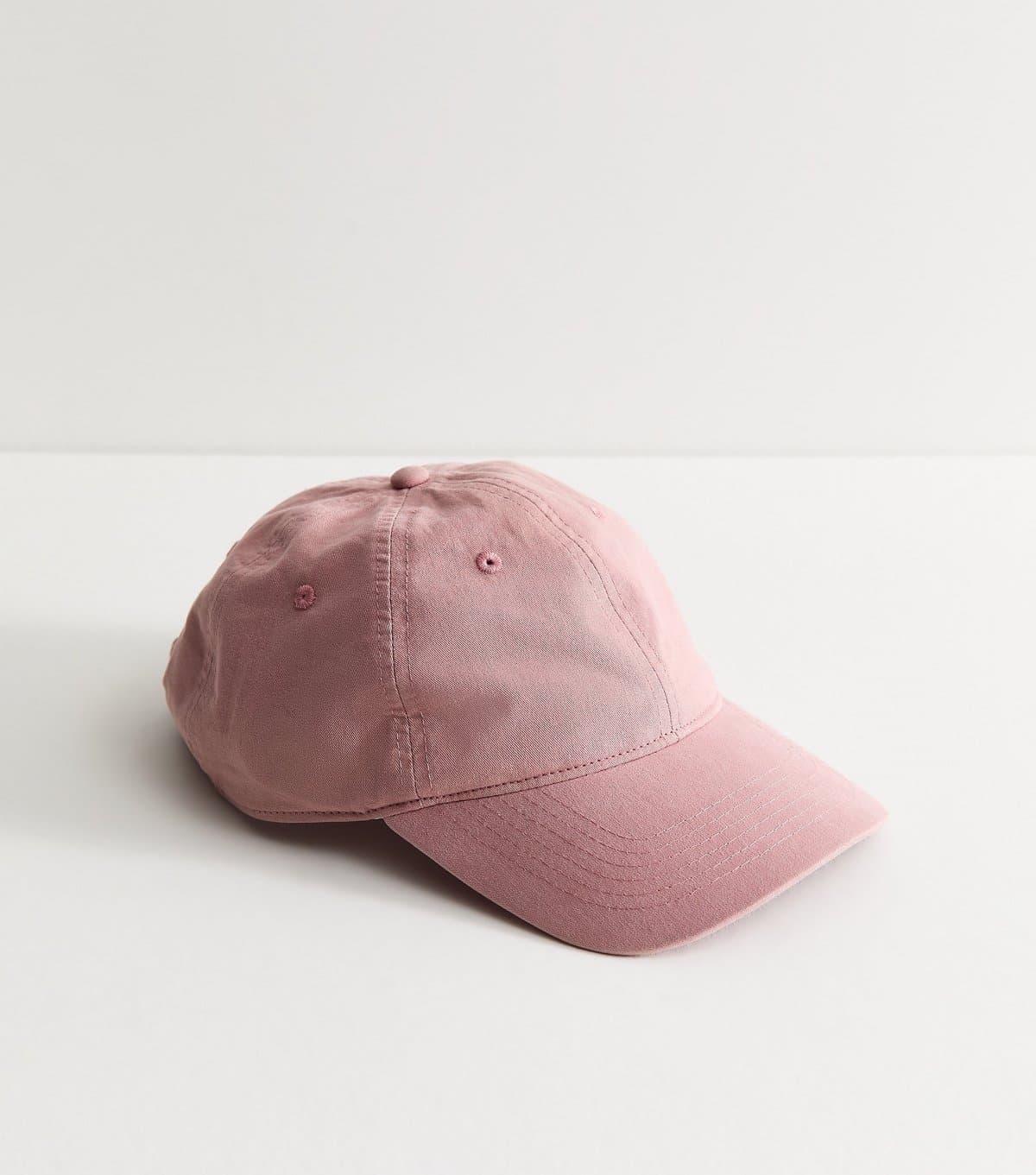 New Look Light Pink Topstitched Cap New Look