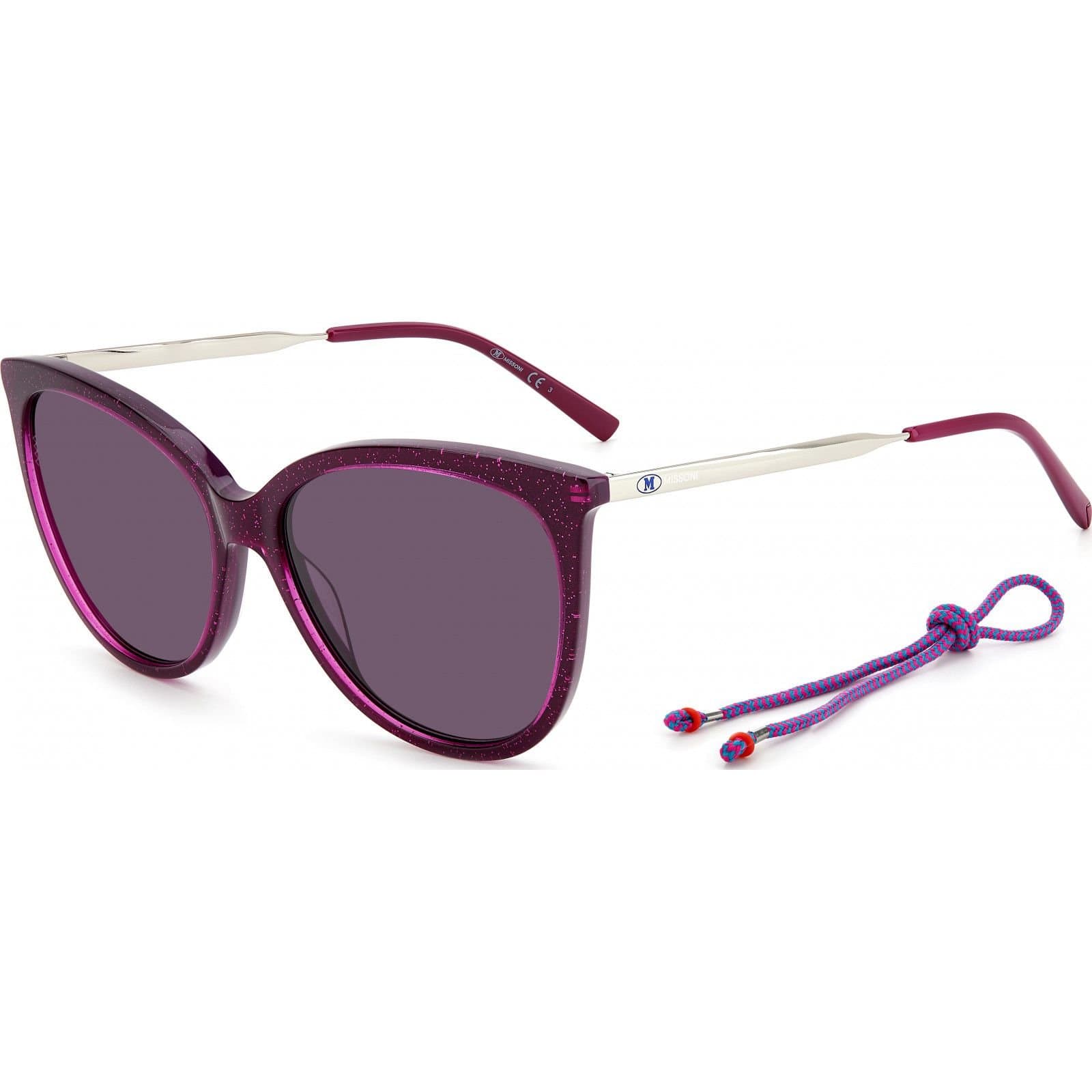M Missoni M Missoni Women's MMI-0119-S-FGV Butterfly Sunglasses in Purple