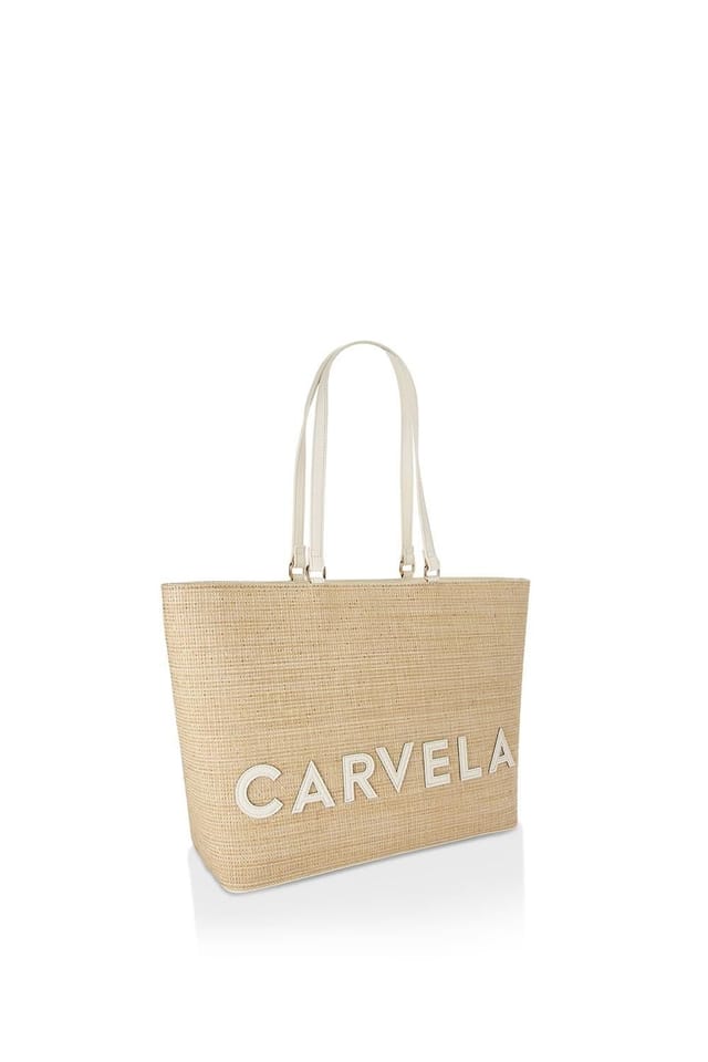Carvela Carvela Women's 'Frame Winged Shopper' Bag in Beige - 2