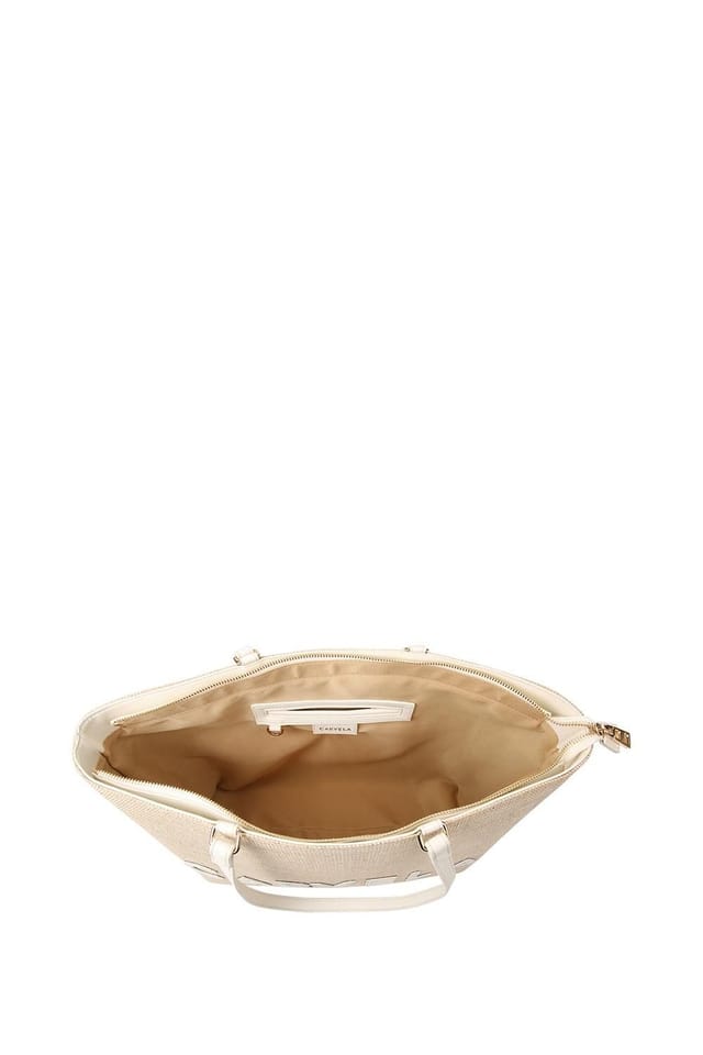 Carvela Carvela Women's 'Frame Winged Shopper' Bag in Beige - 3