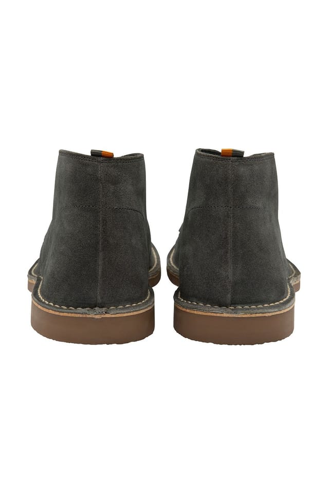 Frank Wright Frank Wright Men's Suede 'Edwin' Desert Boots in Grey - 3