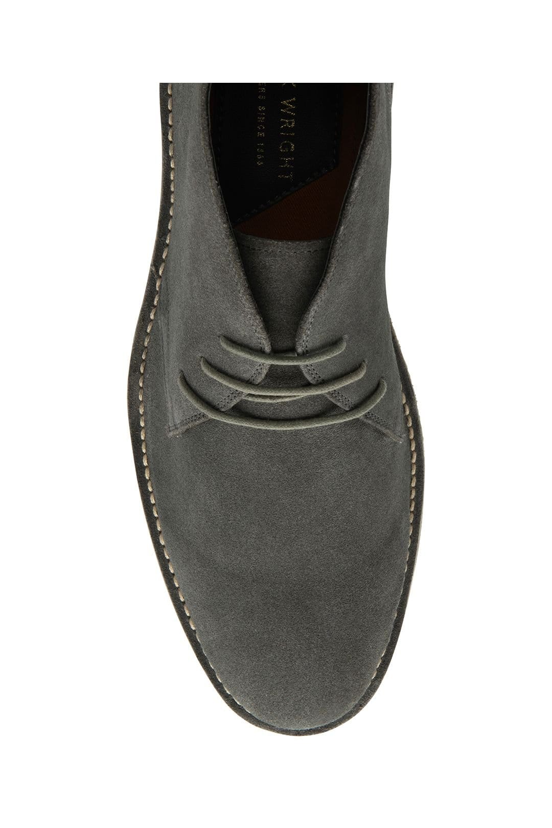 Frank Wright Frank Wright Men's Suede 'Edwin' Desert Boots in Grey - 4
