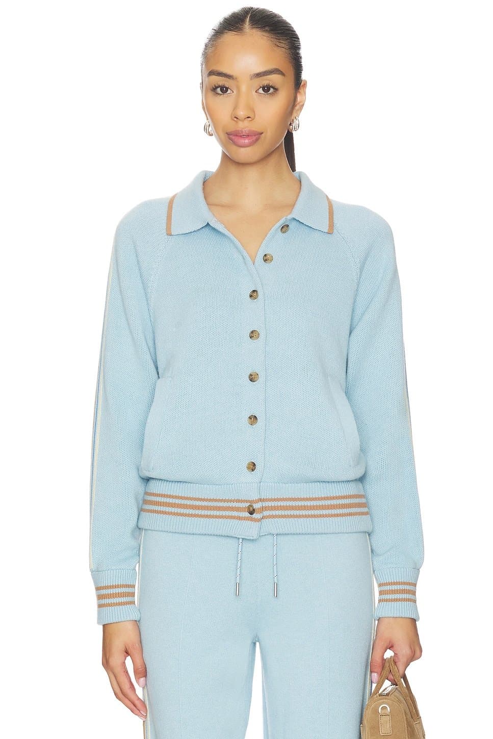 revolve Revolve Varsity Jacket in Clear Sky