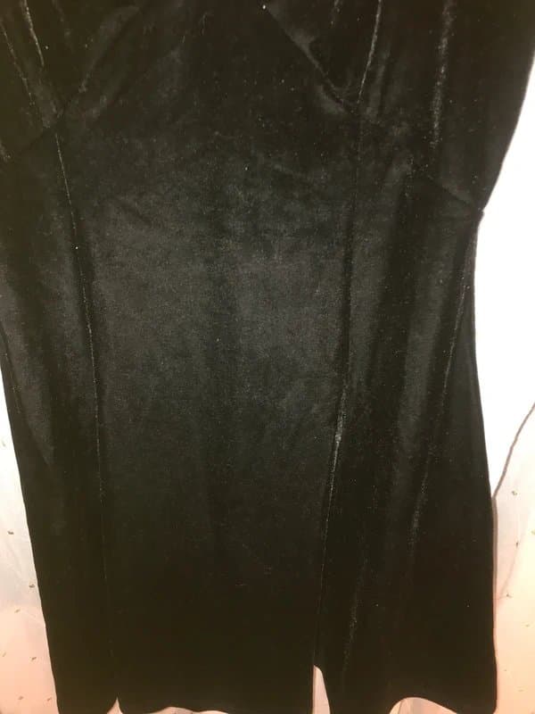New Look Black Velvet Mini dress