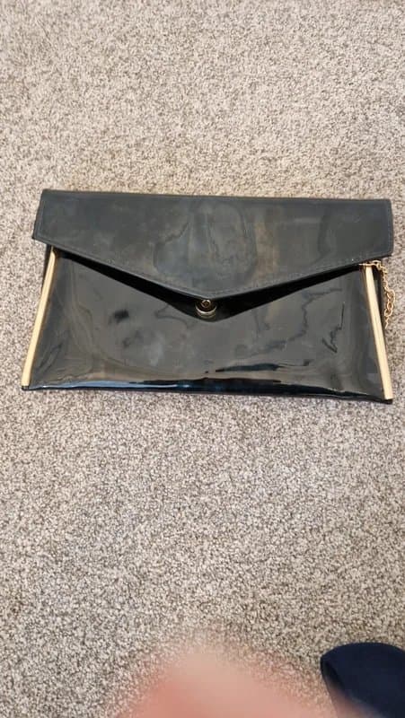 New Look Black clutch bag
