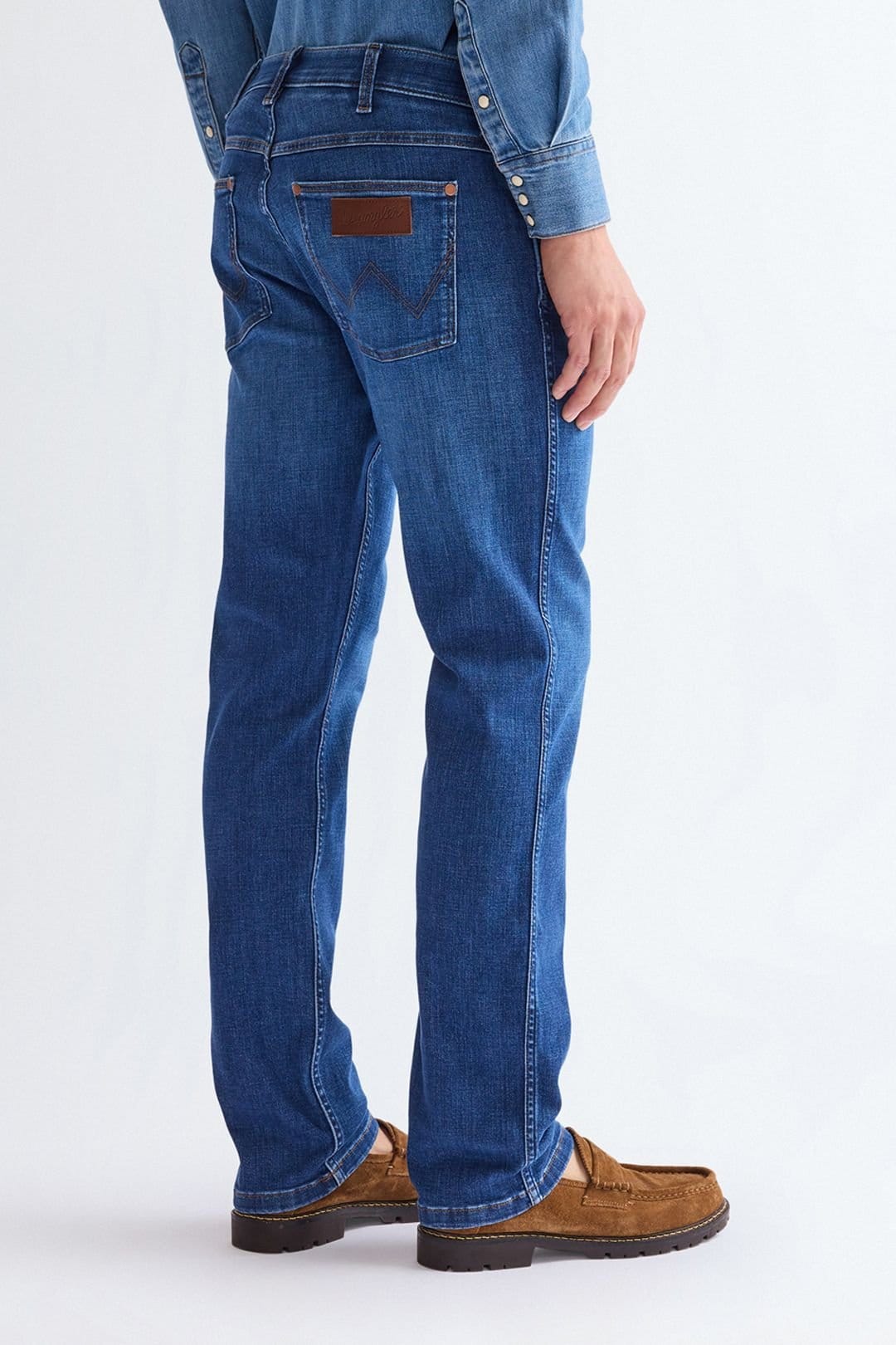 Wrangler Wrangler Men's Greens Boro Denim Jean Dandelion Summer in Blue - 4