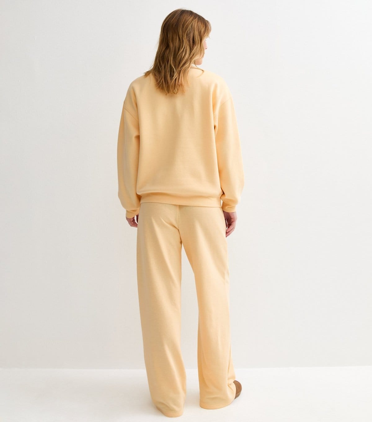 New Look Women's Light Yellow Wide Leg Joggers New Look - 4