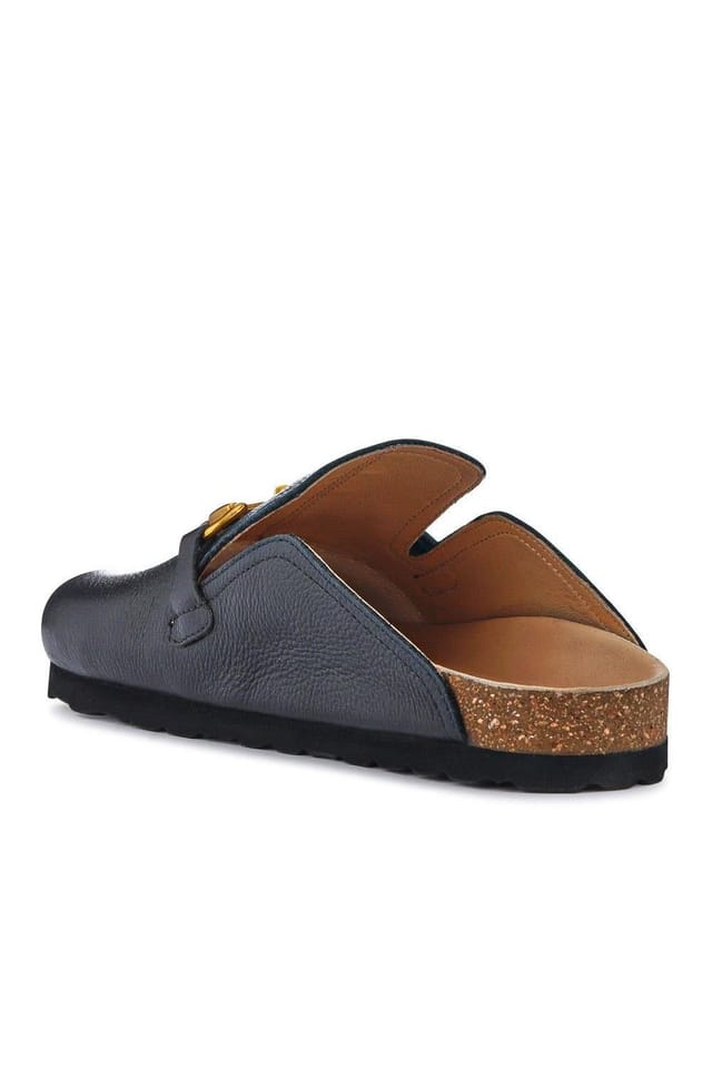 Jones Bootmaker Jones Bootmaker Women's Geona Leather Mules in Black - 3