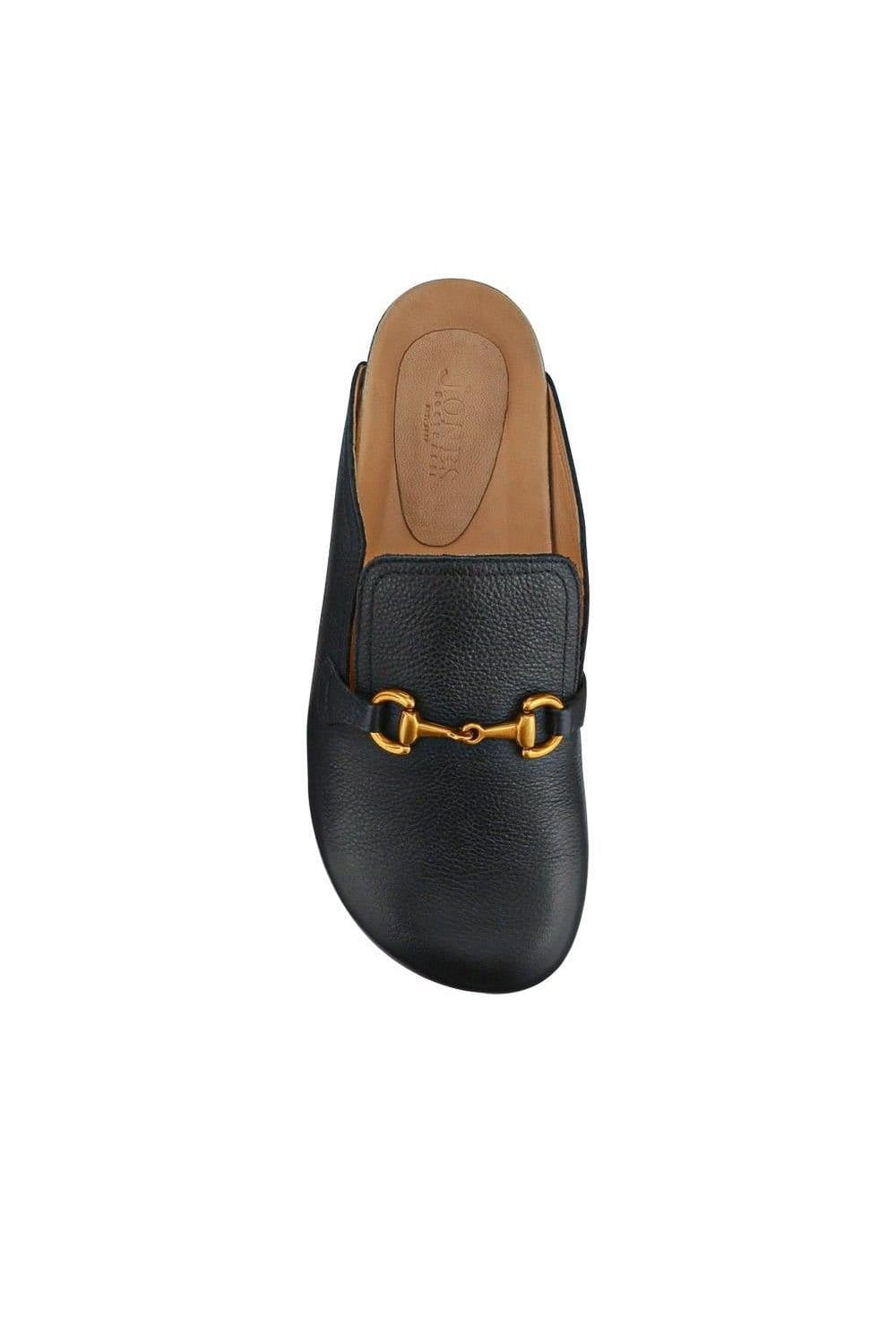 Jones Bootmaker Jones Bootmaker Women's Geona Leather Mules in Black - 4