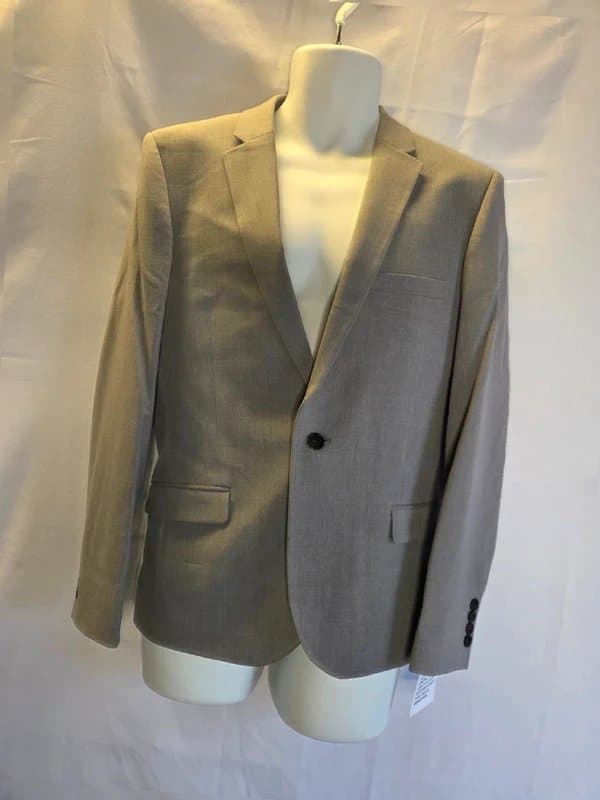 ASOS Design ASOS design Grey Blazer jacket uK 40 Short smart formal tailored BNWT