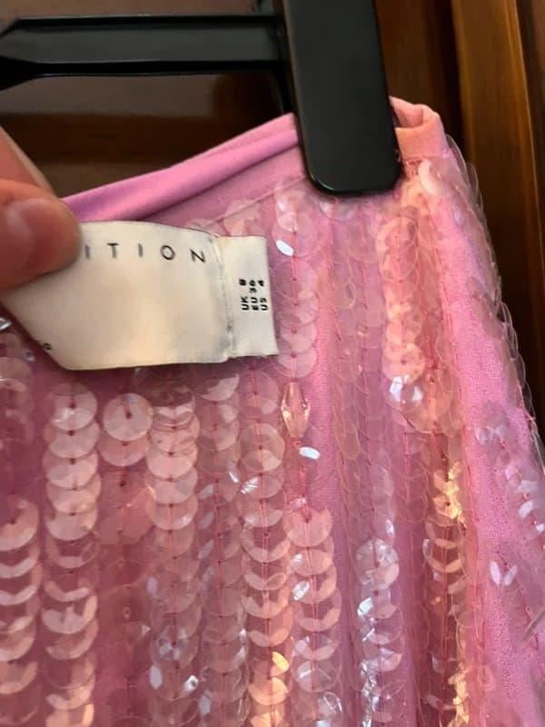 ASOS asos pink sequin embellished co ord