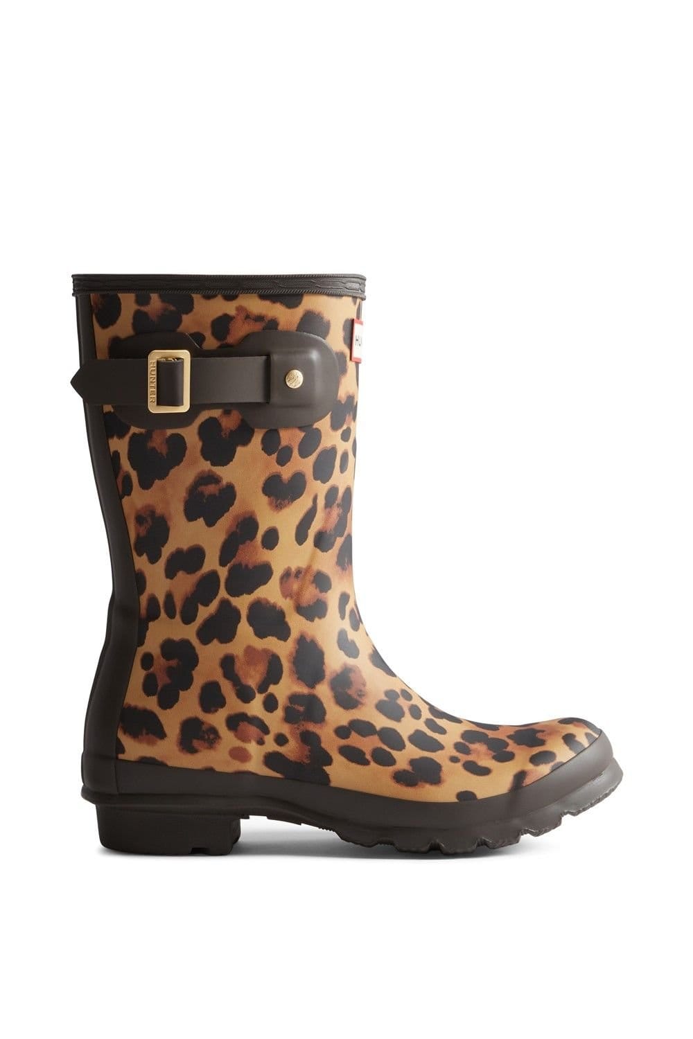 Hunter Hunter Women's Original Short Leopard Print Boot - 4