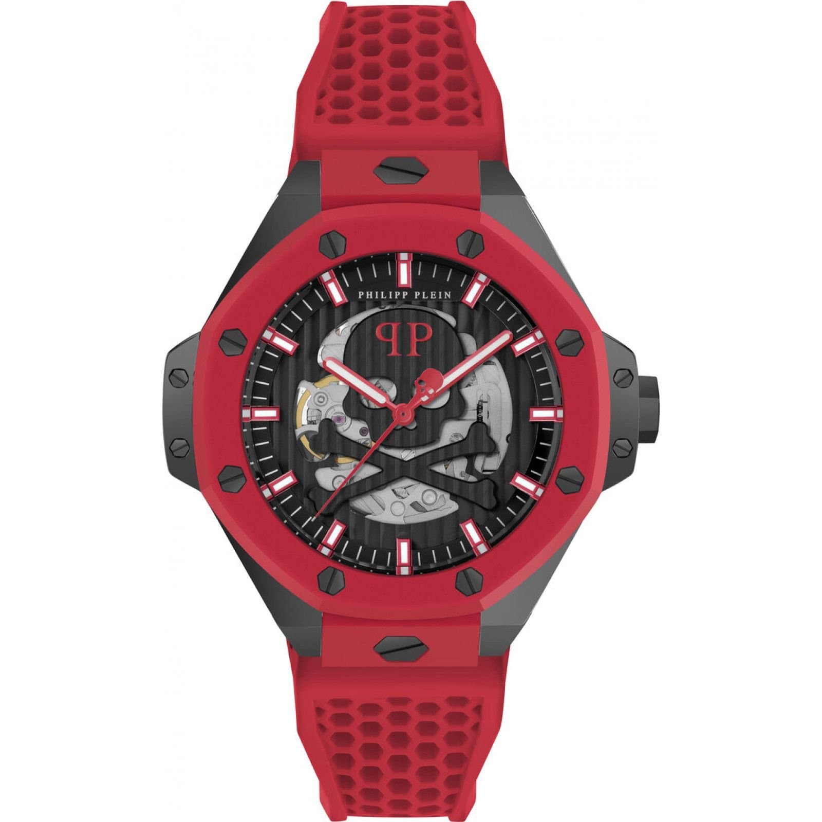 Philipp Plein Philipp Plein Men's PWPFA0524 45mm Automatic Watch in Red
